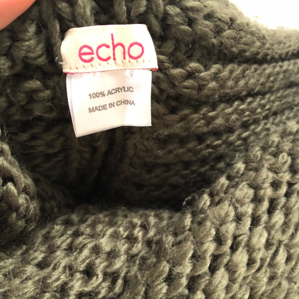 Echo Chunky Knit Infinity Ring Scarf - image 2
